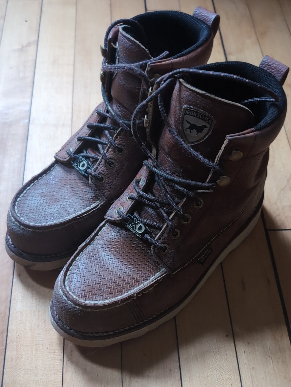 Irish Setter Men's Brown Leather Work Boots - Wingshooter XD